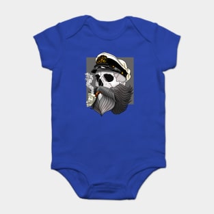 Salty Ole Dog w/Backdrop Baby Bodysuit